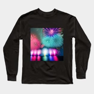 Fireworks Night Long Sleeve T-Shirt